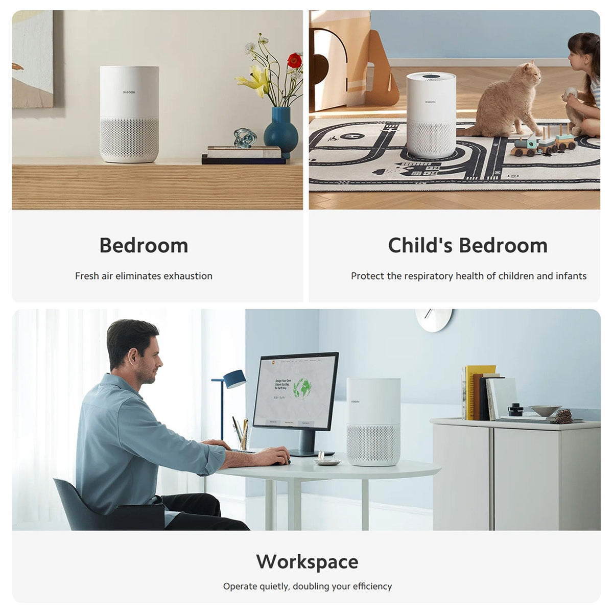 Xiaomi Smart Air Purifier 4 Compact EU luokka B