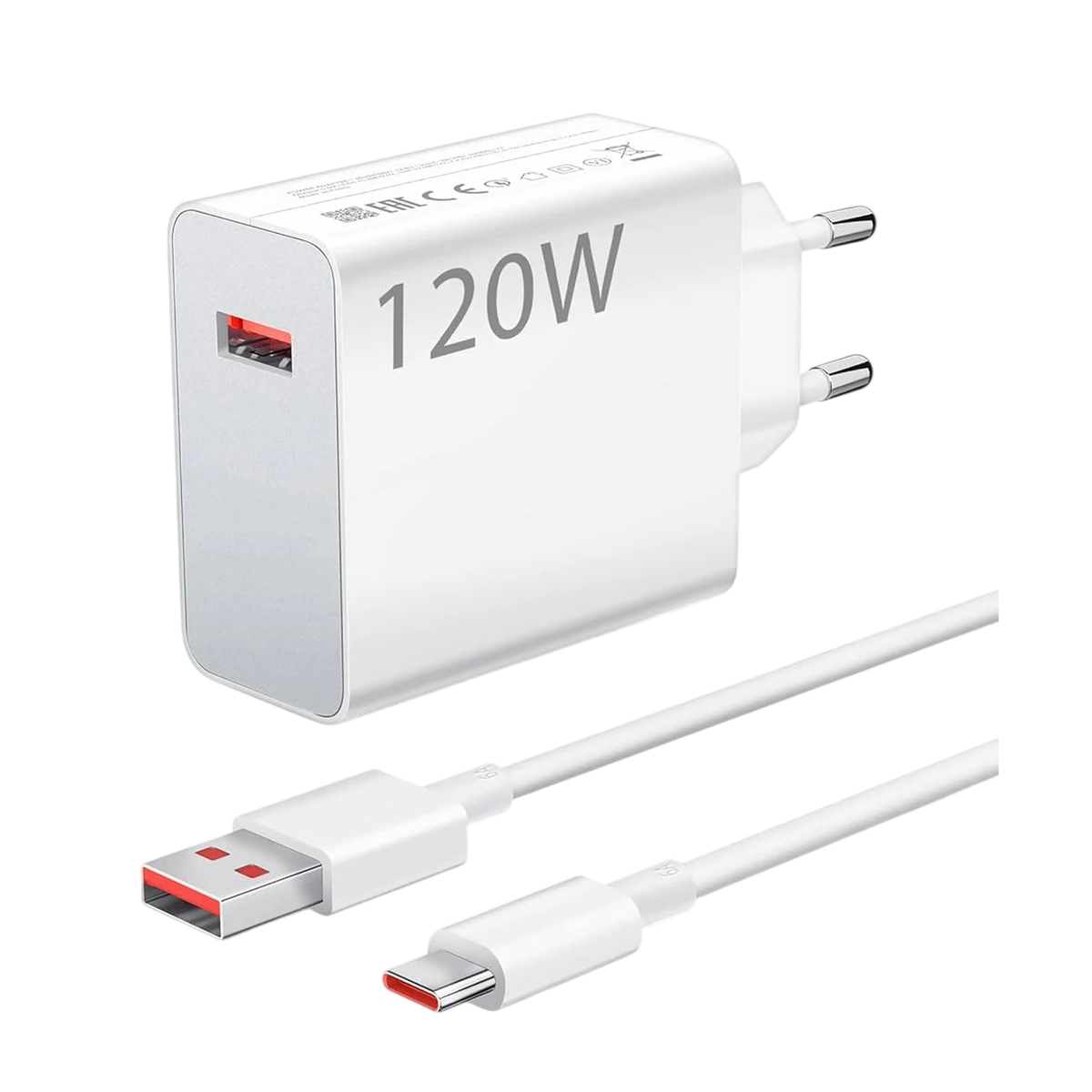 Xiaomi 120W HyperCharge Combo (Type-A) EU-luokka A