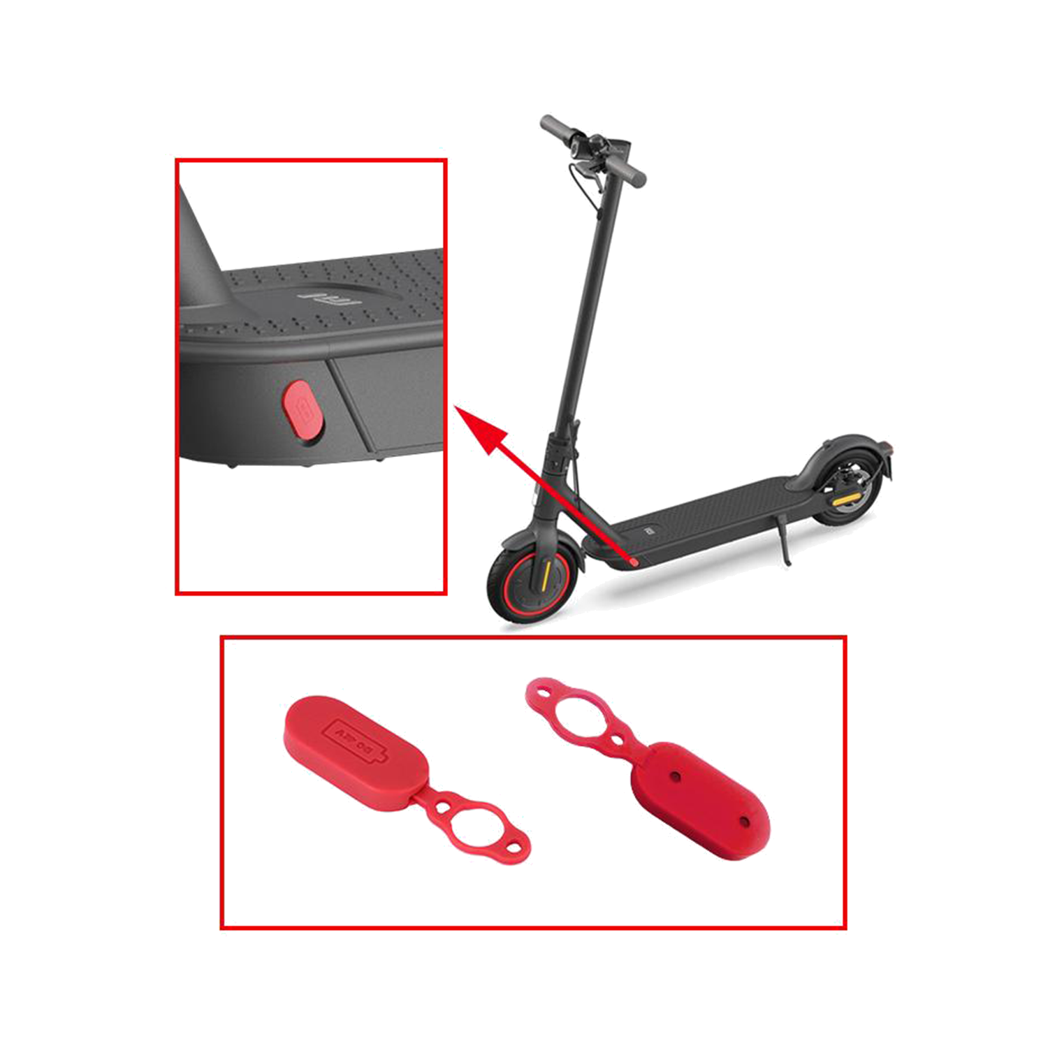 Latausportin pistoke-MI Scooter