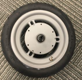 Electric Scooter Rear Wheel-White