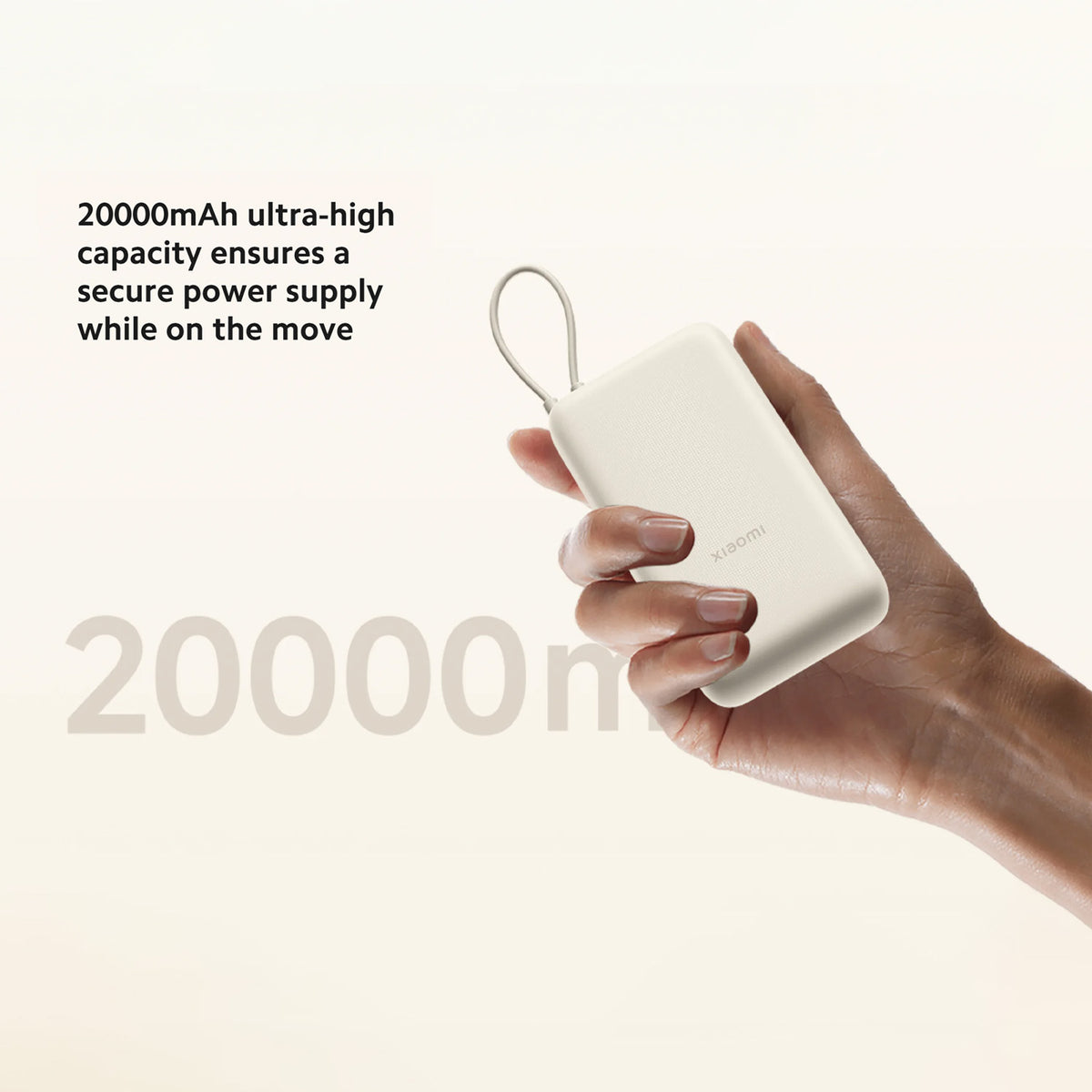Xiaomi 33W Power Bank 20000mAh (integroitu kaapeli) GL