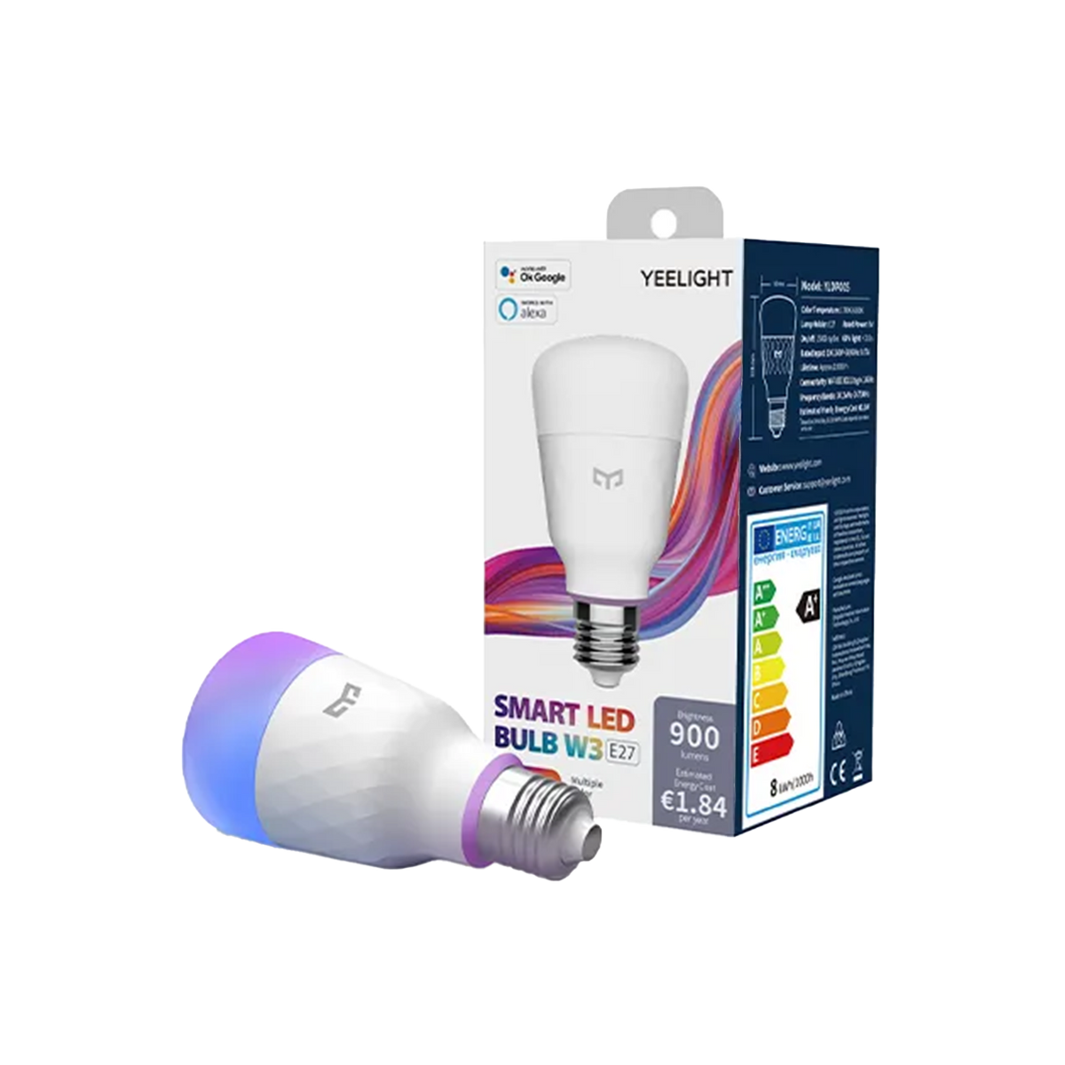 Yeelight Smart LED-lamppu W3 (E27 / Monivärinen)