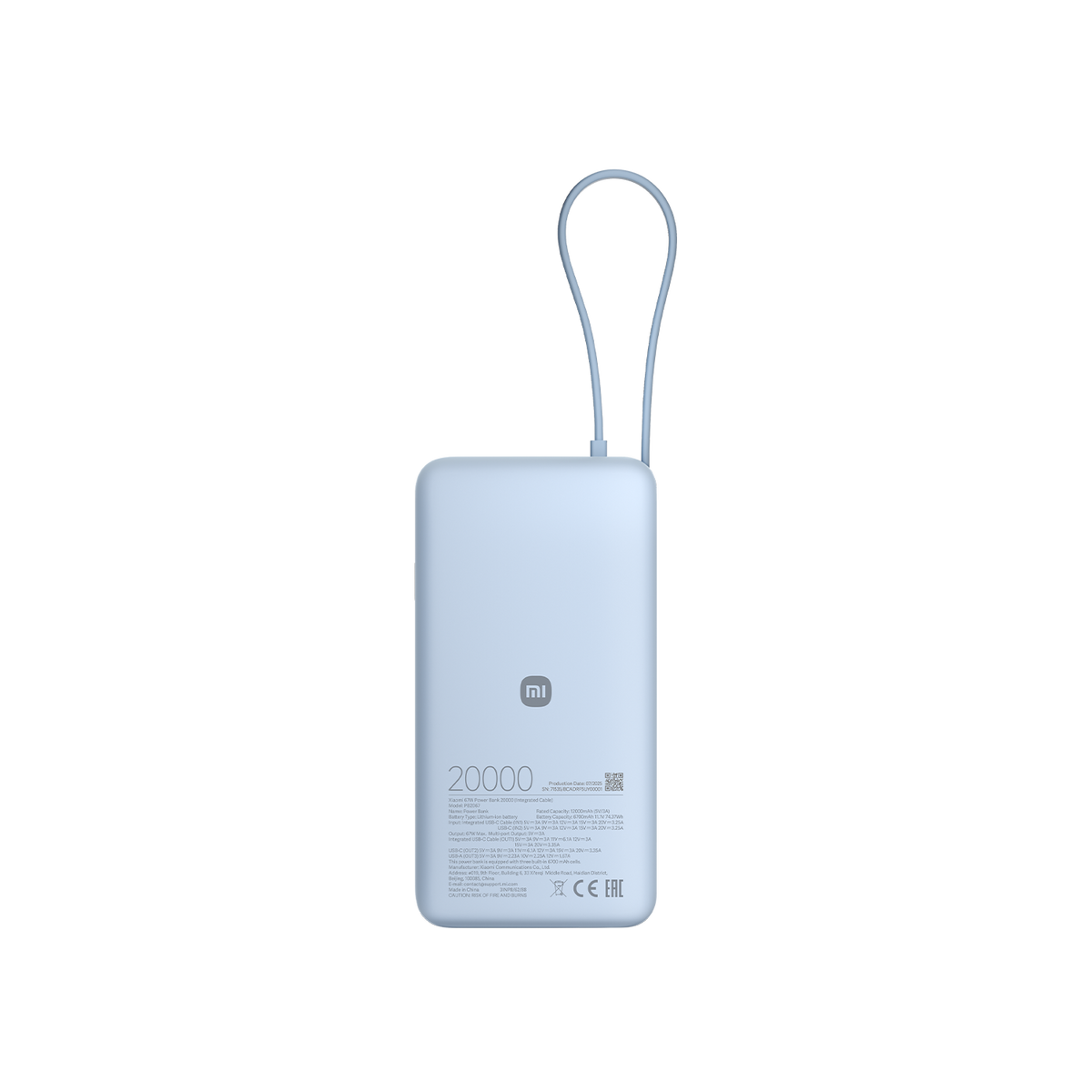 Xiaomi 67W Power Bank 20000 (Integrated Cable)
