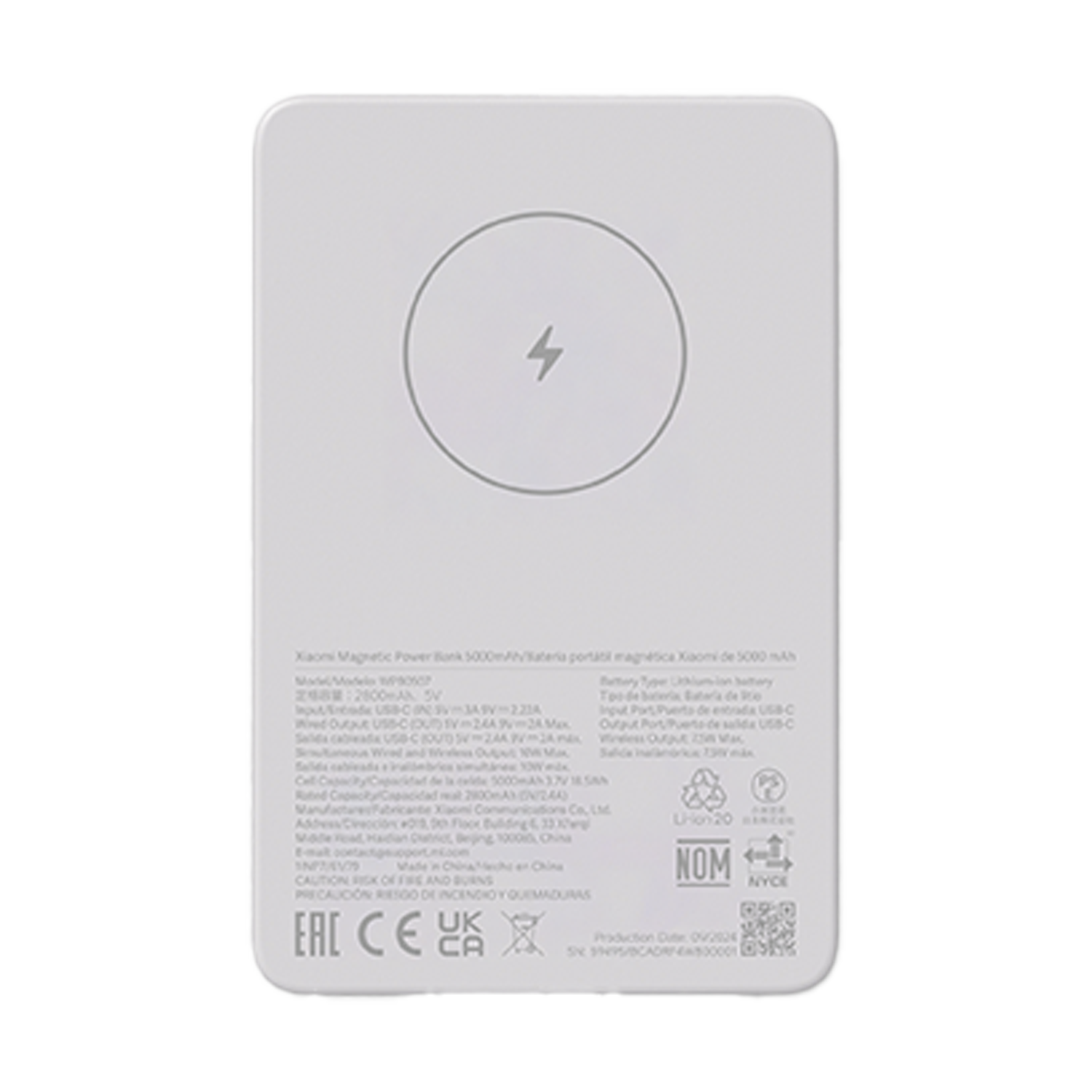 Xiaomi Super Slim Magnetic Power Bank 5000