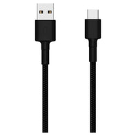 MI punottu USB-C-C-kaapeli 100 cm (musta)