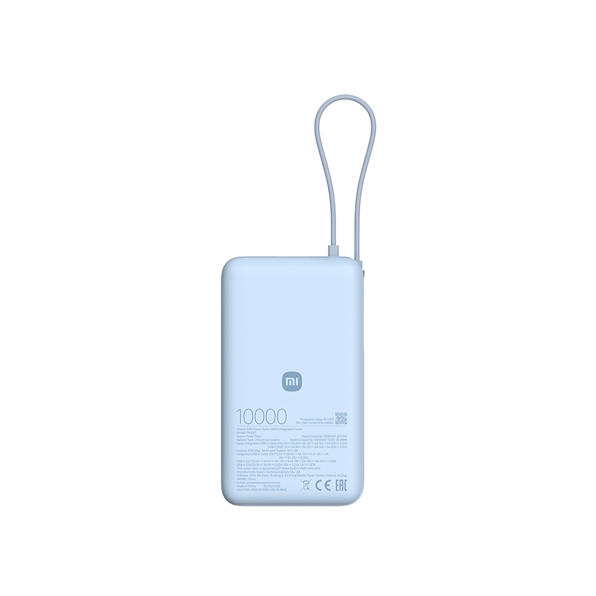 Xiaomi 67W Power Bank 10000 (integroitu kaapeli)