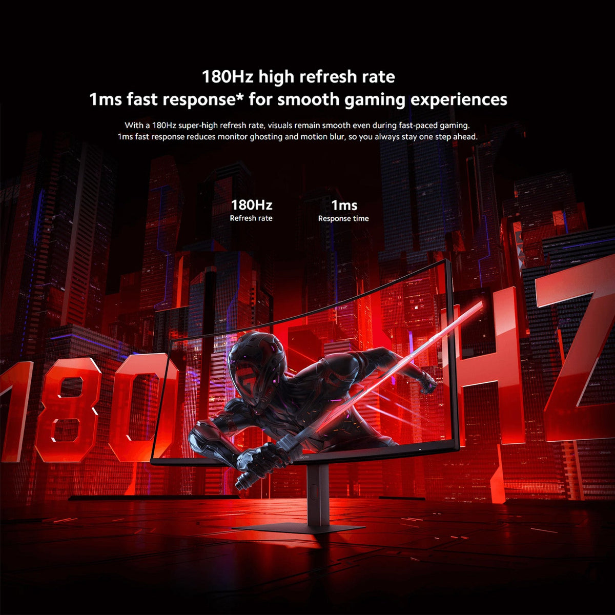 Xiaomi Curved Gaming Monitor G34wQi EU- Class A