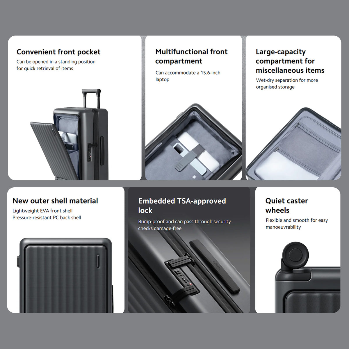 Xiaomi Front Pocket Carry-on Luggage 20"
