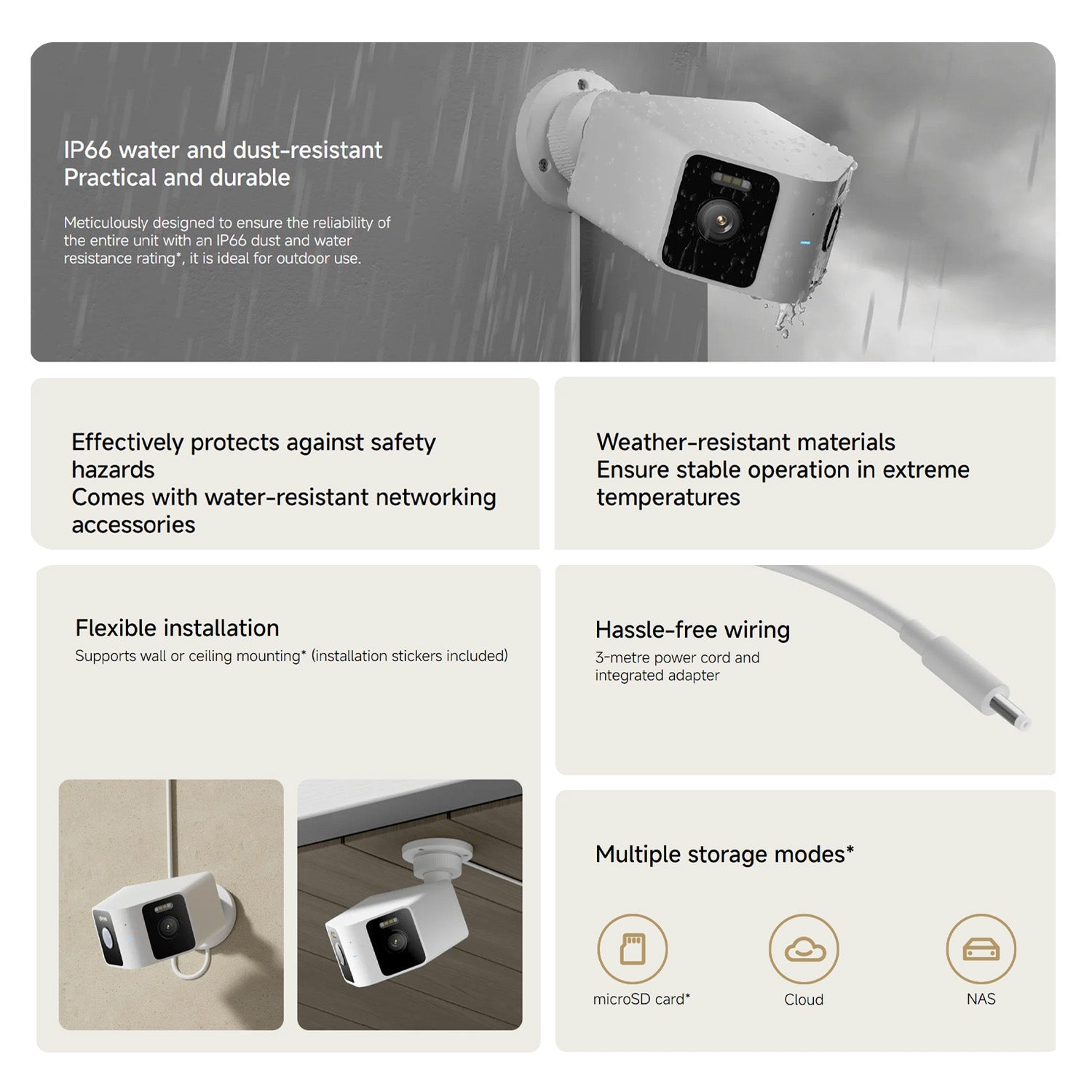 Xiaomi ulkokamera CW100 Dual EU C-luokka