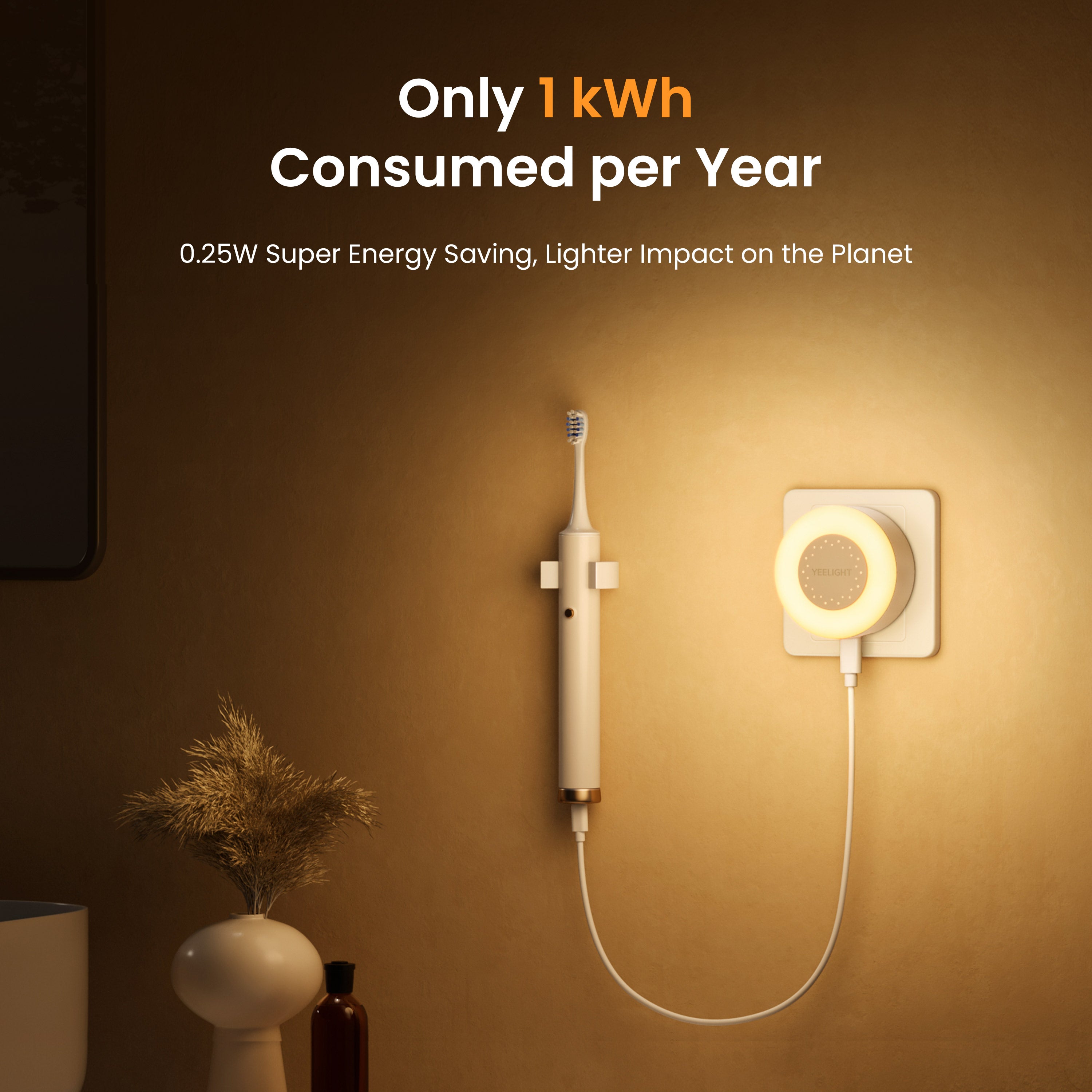 Yeelight USB Charger With Nightlight Function - Jelly 4 Plus
