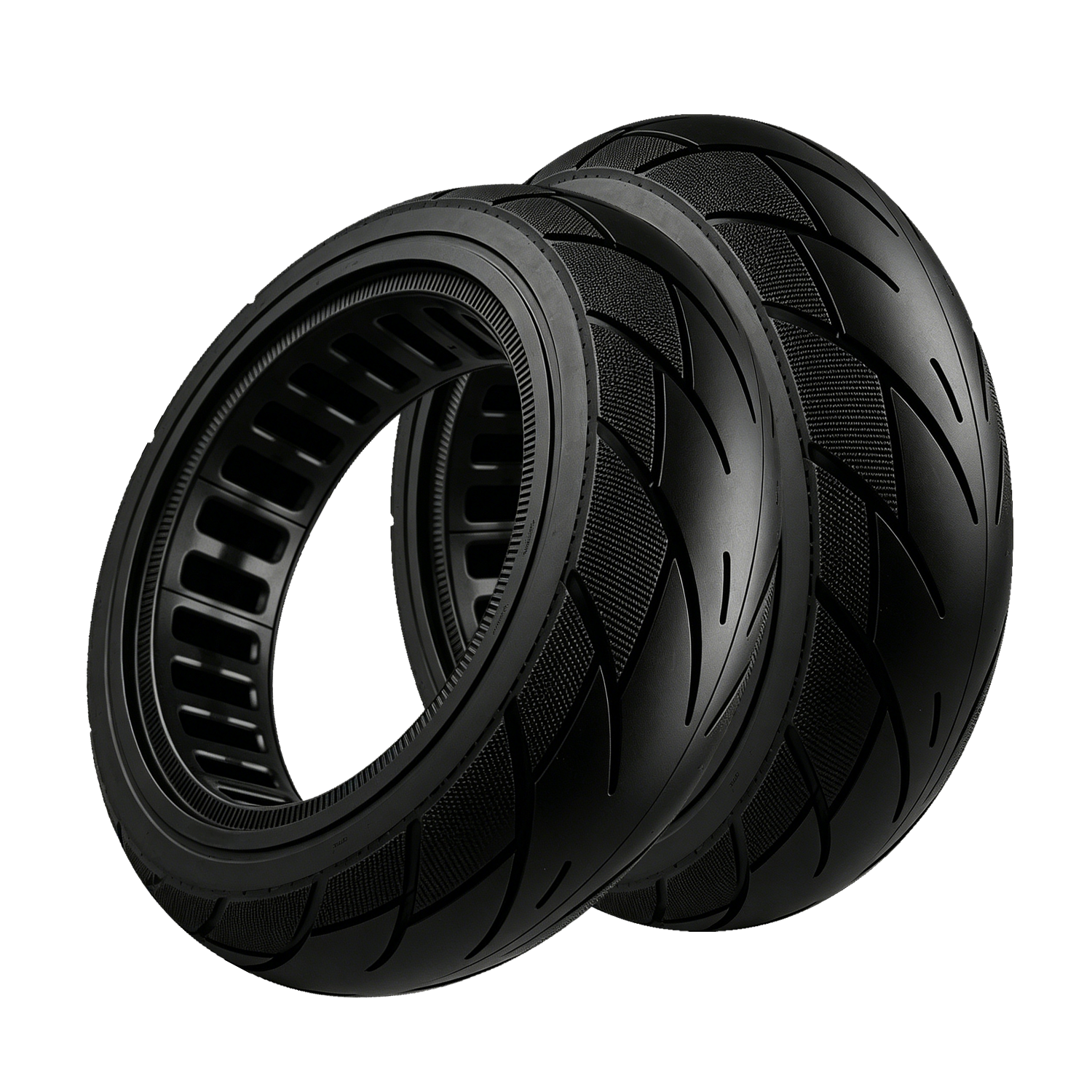 Puncture-free "Honeycomb" tire for scooter with 8.5" wheels