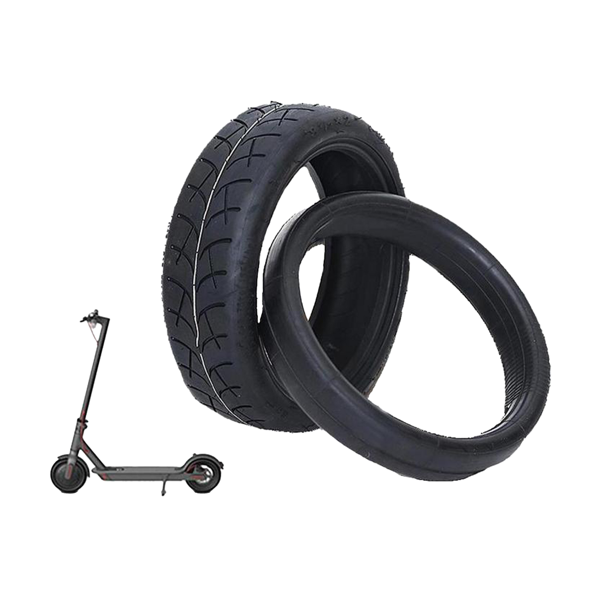 Rengas ja sisäputki 8.5" sähkö skootterille sopii kaikkiin Xiaomi Scooteriin (Kit)