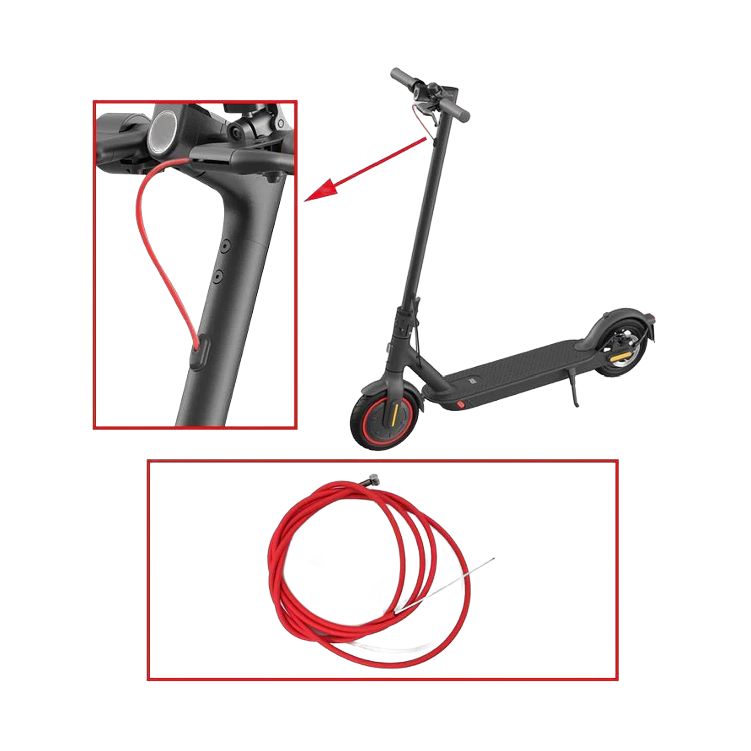 Brake Cable-Mi Electric Scooter Pro