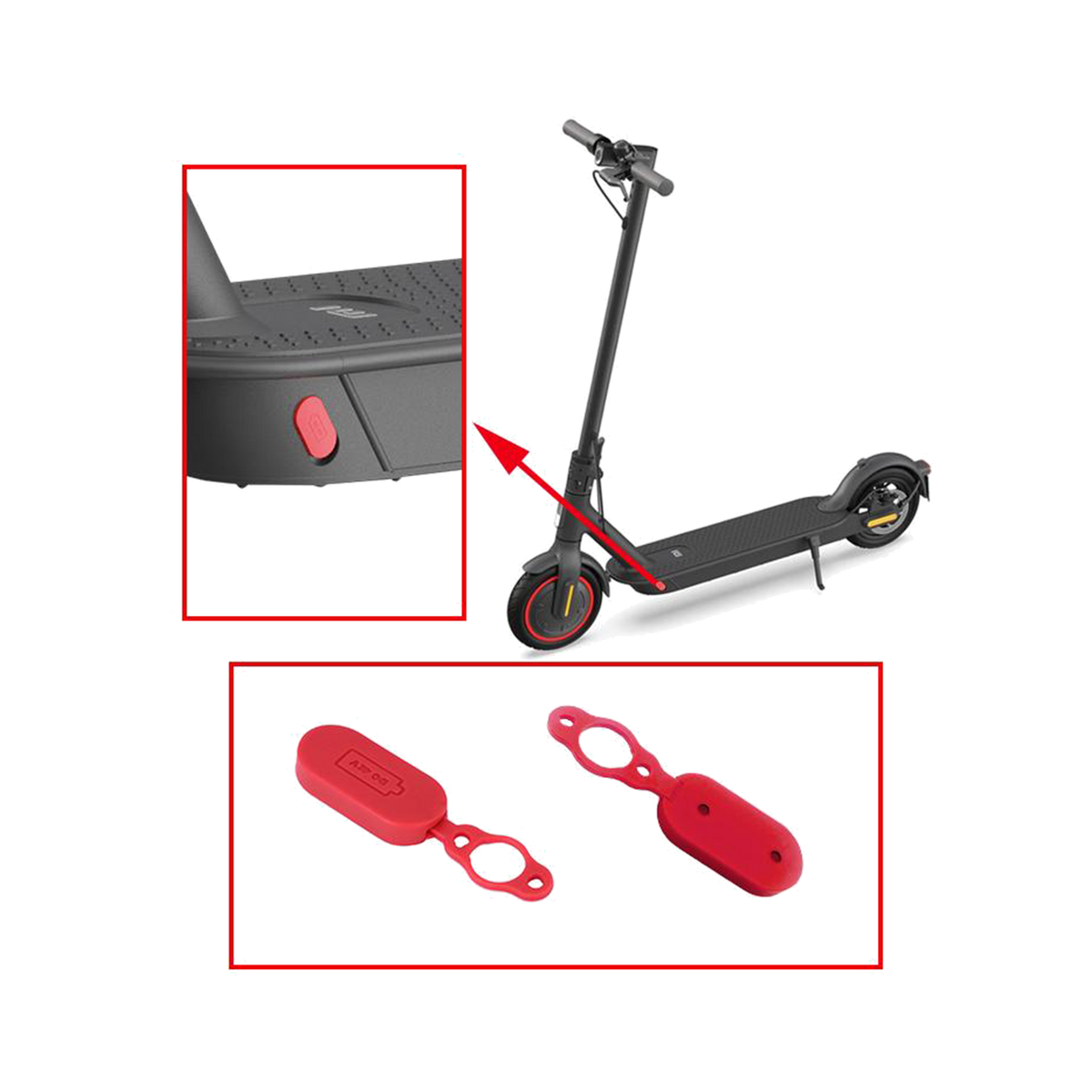 Charge Port Plug-MI Scooter