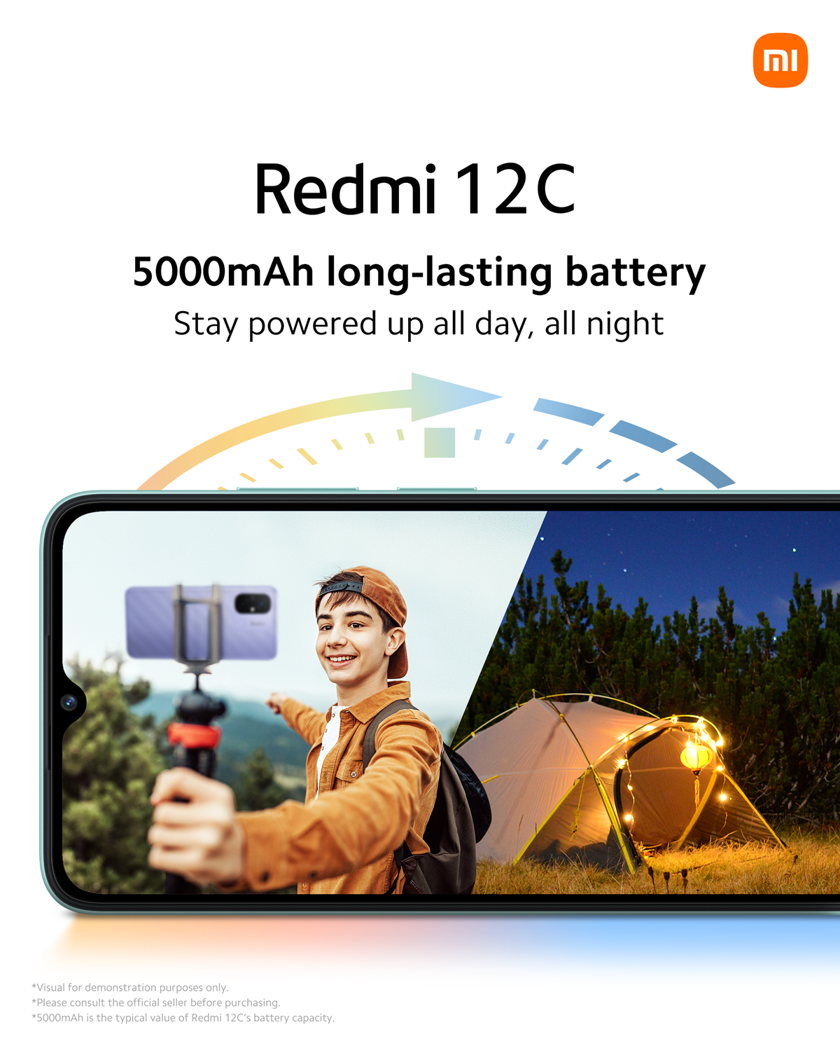 Xiaomi Redmi 12C grafiitinharmaa 3+64GB