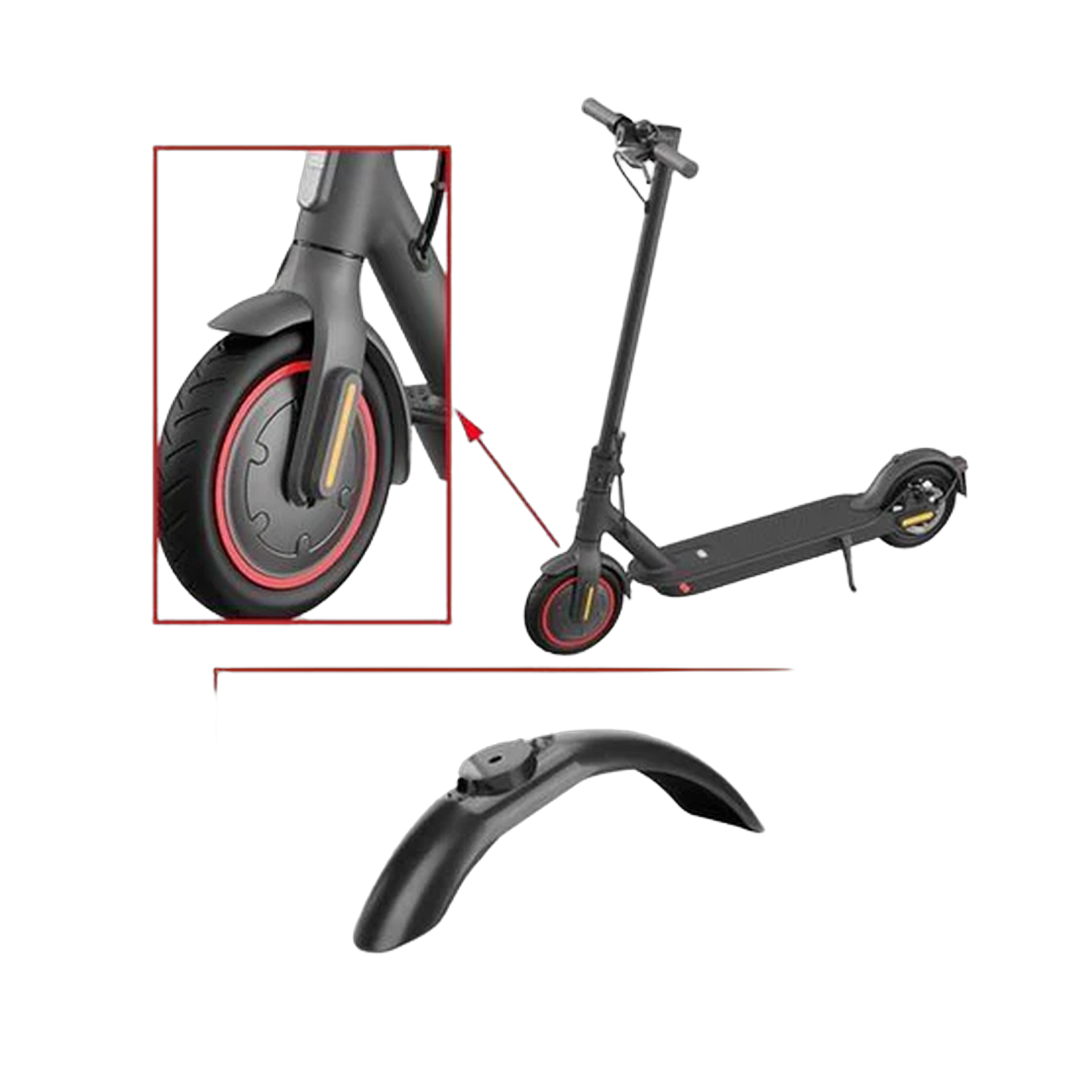 Front Fender-Mi Electric Scooter-Black