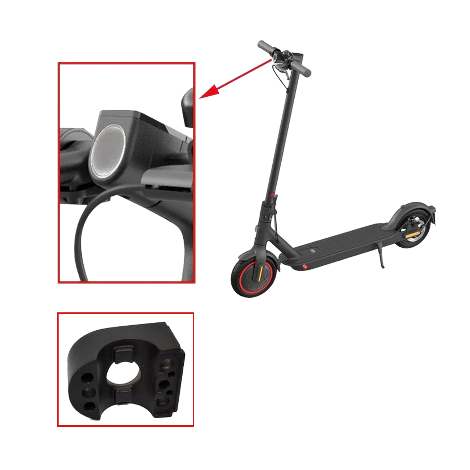 Head Light Base-Mi Electric Scooter