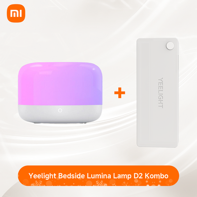 Yeelight LED Smart Lamp D2+ LED Sensor Drawer Light Kit Black Bundle