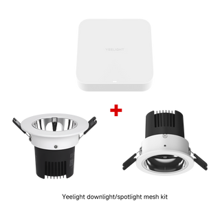 Yeelight Mesh Spotlight M2+Mesh Downlight M2+Gateway Bundle