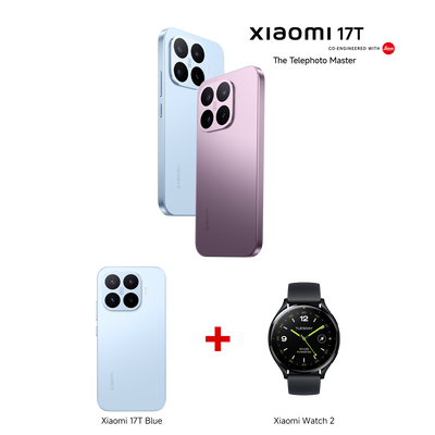 Xiaomi 17T Blue 12GB RAM 256GB ROM + Xiaomi Watch 2 Black