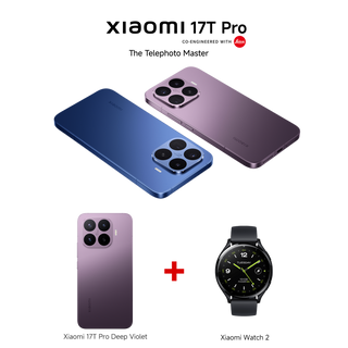 Xiaomi 17T Pro Deep Violet 12GB RAM 512GB ROM + Xiaomi Watch 2 Black