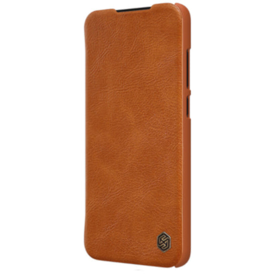 Smartcase i äkta läder till Redmi Note 8 Pro - Brun